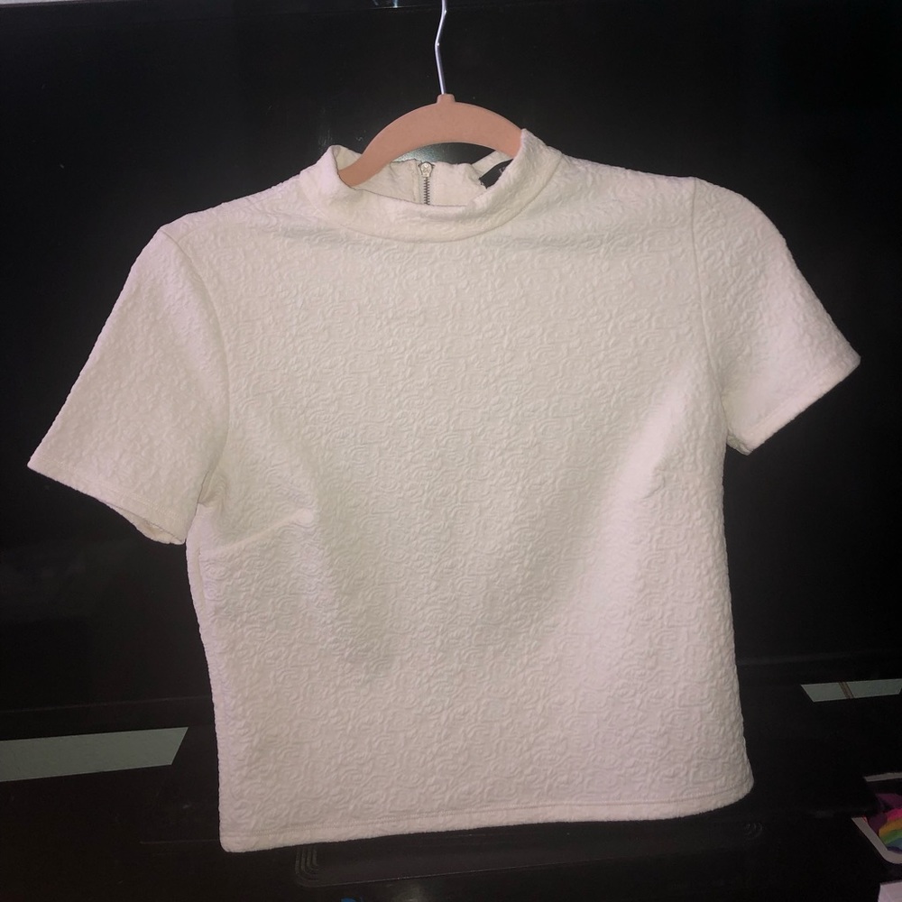Quilted crop top